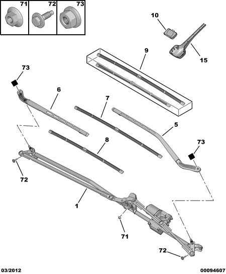 CITROËN 6423 A5 - Перо на чистачка vvparts.bg