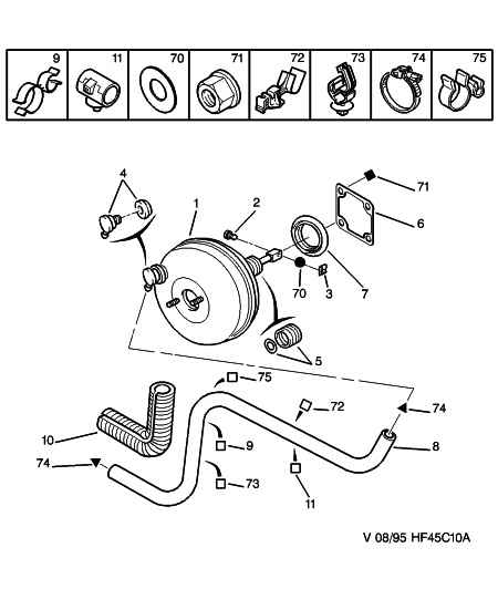 VAN HECK 453 314 - BRAKE PEDAL PUSH-ROD PIN vvparts.bg