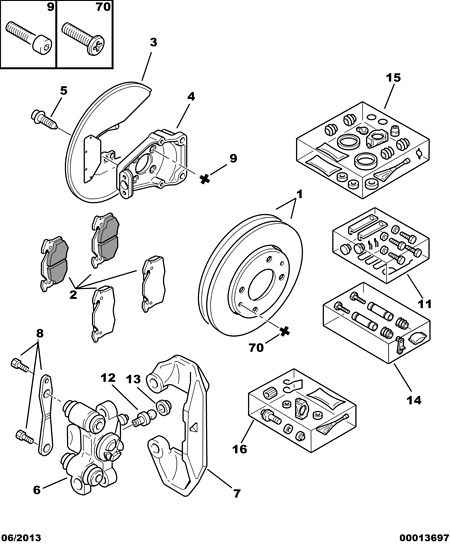 CITROËN 4252 56 - Комплект спирачно феродо, дискови спирачки vvparts.bg