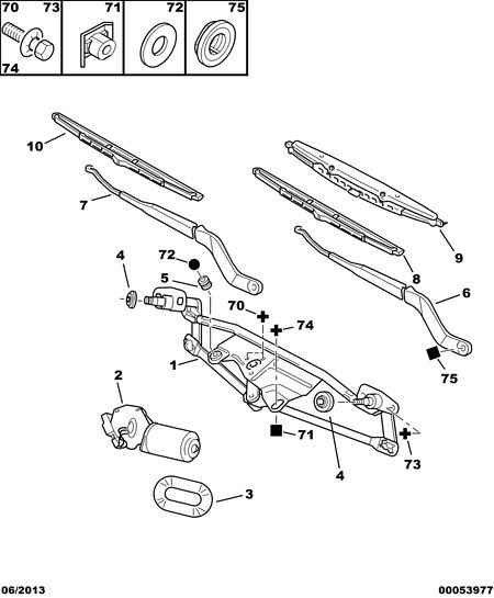 PEUGEOT (DF-PSA) 6426 KT - Перо на чистачка vvparts.bg