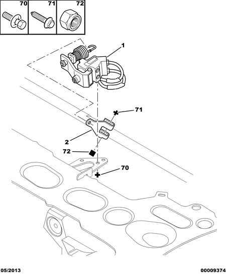 PEUGEOT (DF-PSA) 4861 82 - Регулатор на спирачната сила vvparts.bg