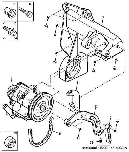 FIAT 4007 C9 - POWER STEERING PUMP vvparts.bg