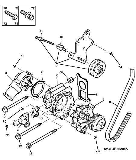 CITROËN 1280 63 - Пистов ремък vvparts.bg