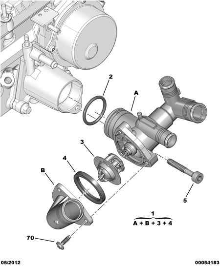 PEUGEOT 1336.Z3 - Тръбопровод за охладителната течност vvparts.bg