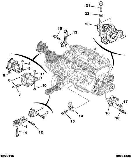 PEUGEOT 1821 36 - Окачване, двигател vvparts.bg