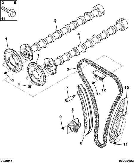 CITROËN 0818 27 - Направляваща шина (плъзгач), ангренажна верига vvparts.bg