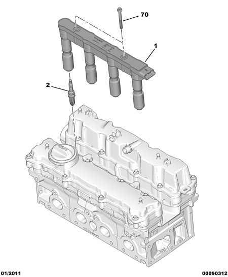 PEUGEOT 5960.83 - Запалителна свещ vvparts.bg