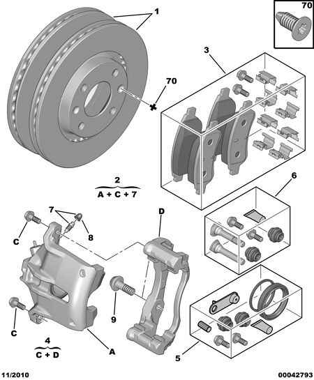 CITROËN 4249 15 - Спирачен диск vvparts.bg