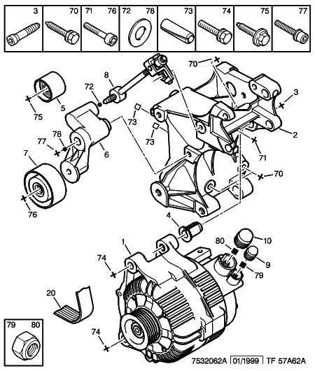 PEUGEOT (DF-PSA) 5706 E2 - Винт vvparts.bg