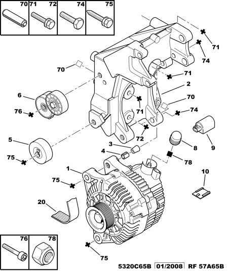 CITROËN 5705 AS - Генератор vvparts.bg