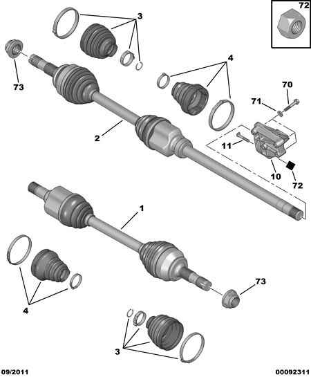 DS 3287 C3 - DRIVESHAFT GAITER KIT vvparts.bg