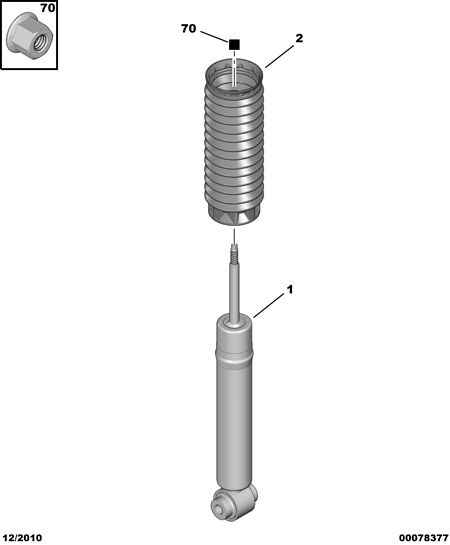 CITROËN 5202 TS - Амортисьор vvparts.bg