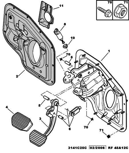 PEUGEOT 6925 W5 - Обтяжна ролка, ангренаж vvparts.bg