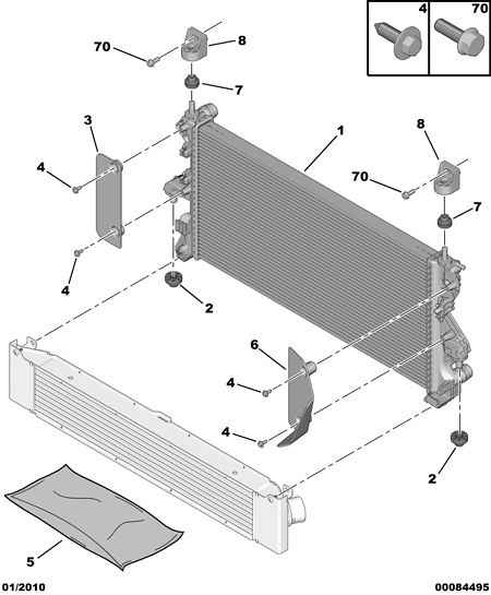 RAM 1330 Q3 - ENGINE RADIATOR NEW vvparts.bg