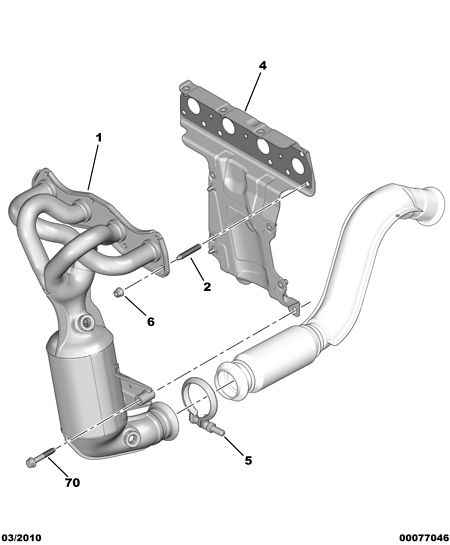 CITROËN 0341 N7 - Катализатор vvparts.bg