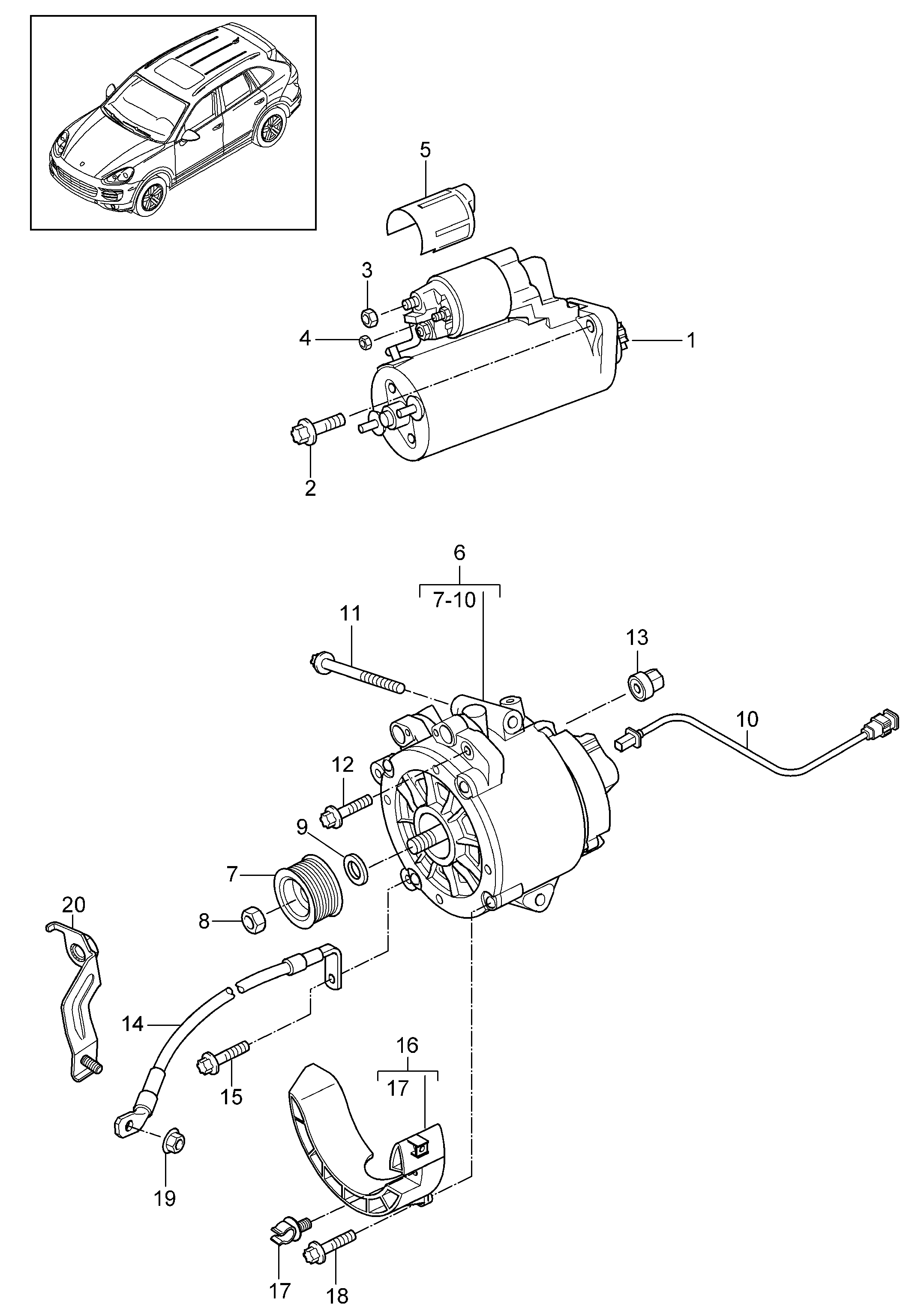 Skoda 059 903 023 N - Ремъчна шайба, генератор vvparts.bg