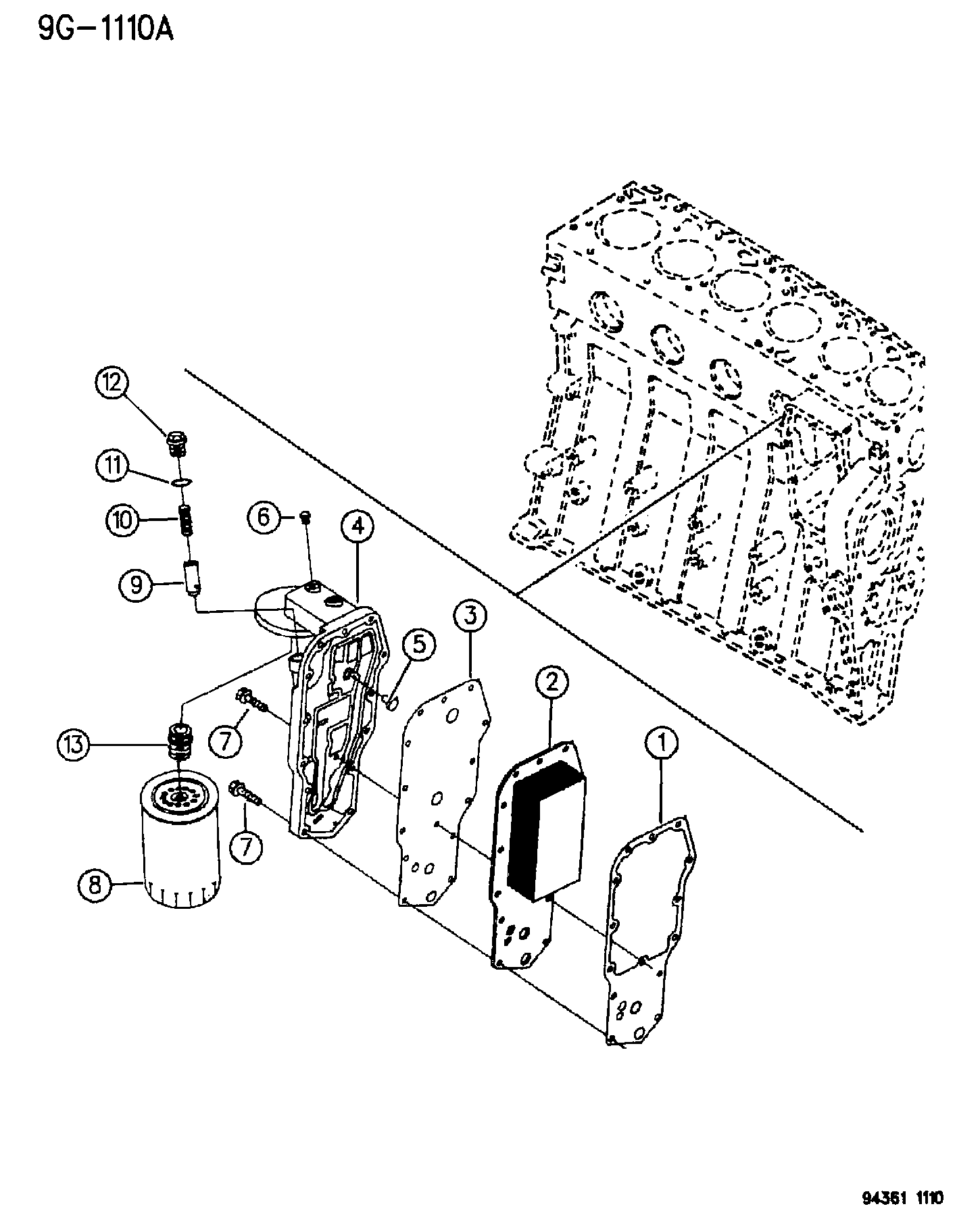 Chrysler 4429 615 - Маслен филтър vvparts.bg