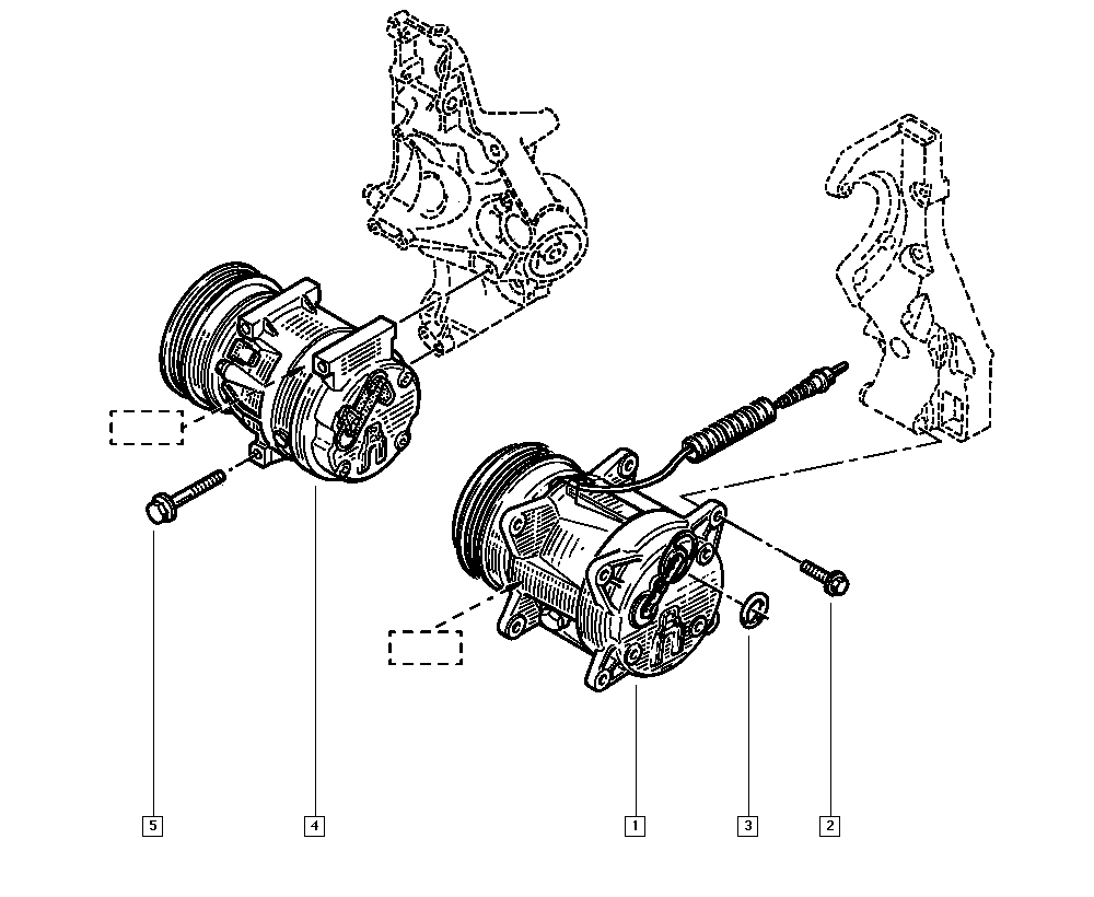 OM 7700103536 - Компресор, климатизация vvparts.bg