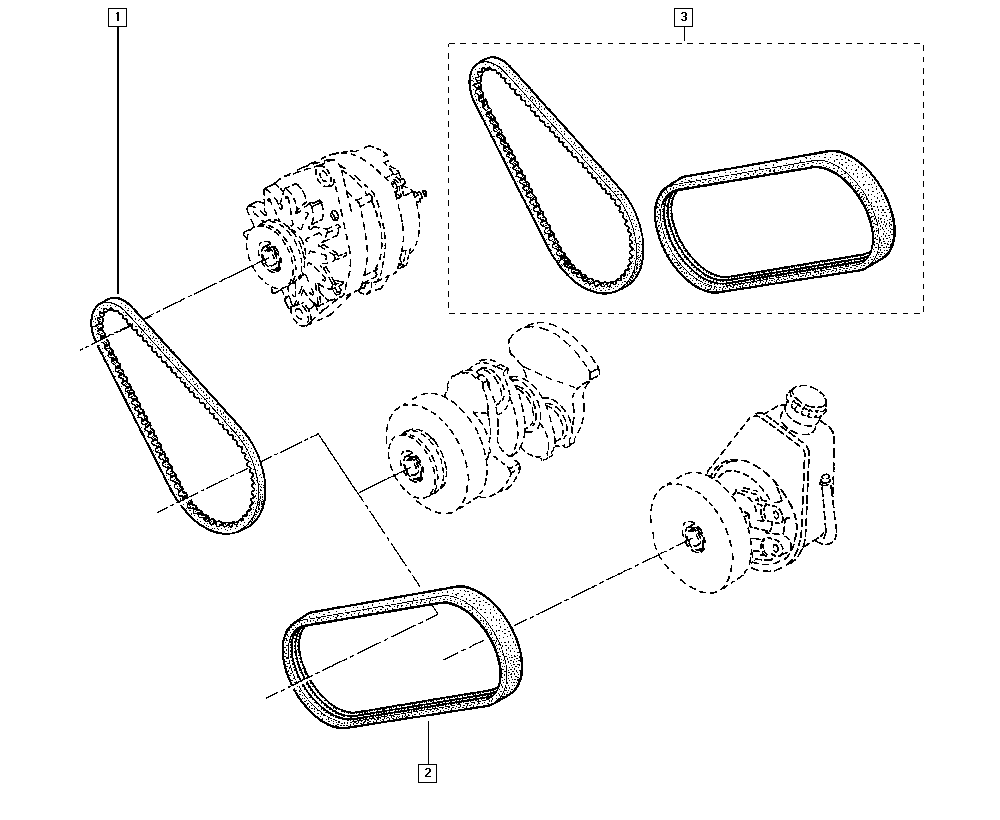 RENAULT 77 00 850 028 - Пистов ремък vvparts.bg