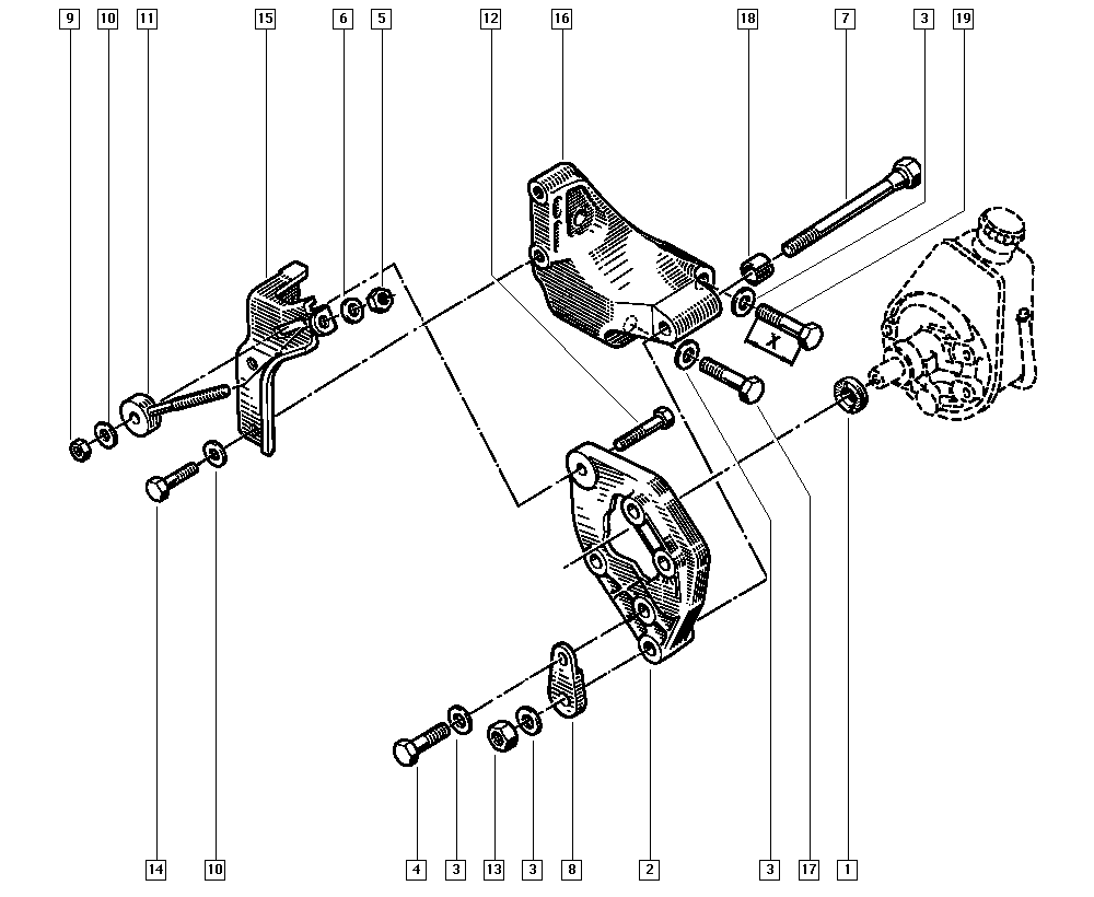 CITROËN/PEUGEOT 7903032018 - BOLT HEX 8X1.25 vvparts.bg