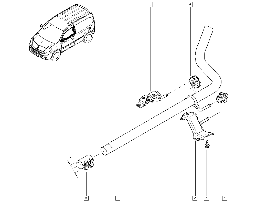 DACIA 8200505926 - MOUNT SUSPENSION vvparts.bg