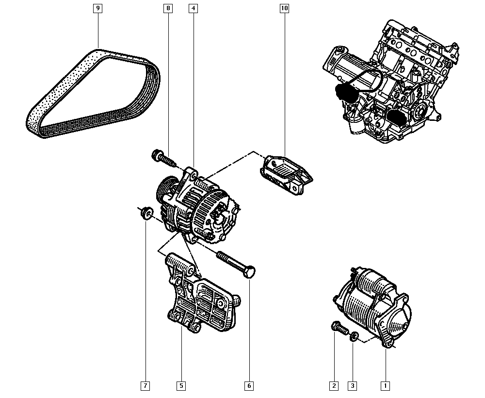 TOYOTA 7700260889 - Пистов ремък vvparts.bg