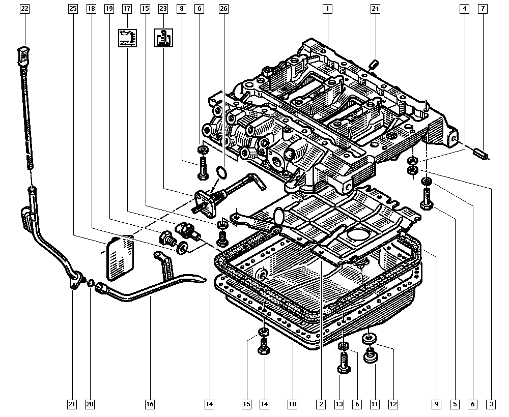 RENAULT 7703001729 - Винт, изпускателна система vvparts.bg