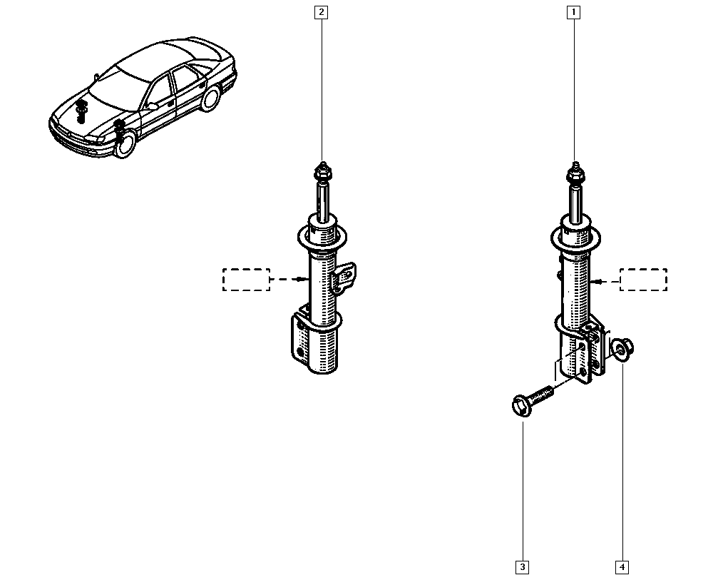 RENAULT TRUCKS 7700426728 - Амортисьор vvparts.bg