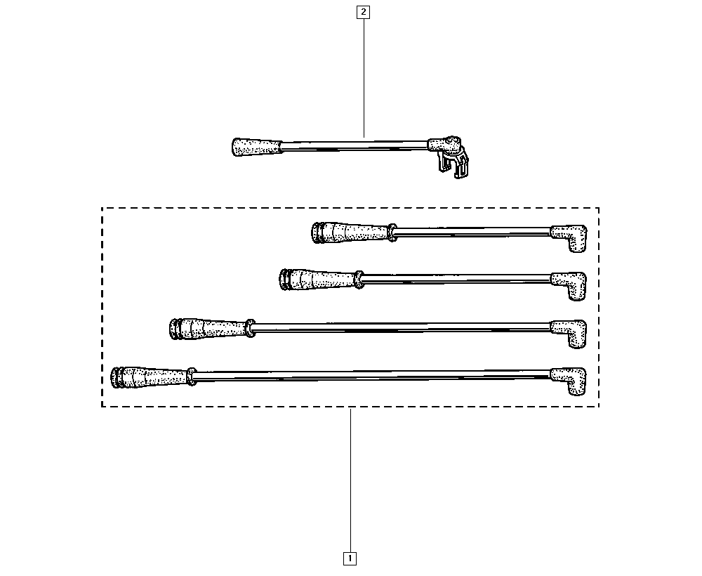 RENAULT 77 00 855 768 - Комплект запалителеи кабели vvparts.bg