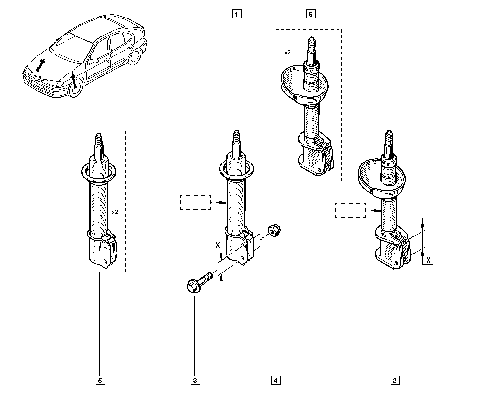 RENAULT TRUCKS 543021082R - Амортисьор vvparts.bg