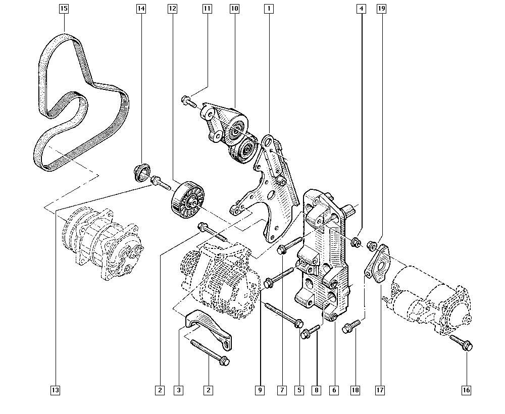 TOYOTA 7439146900 - Пистов ремък vvparts.bg