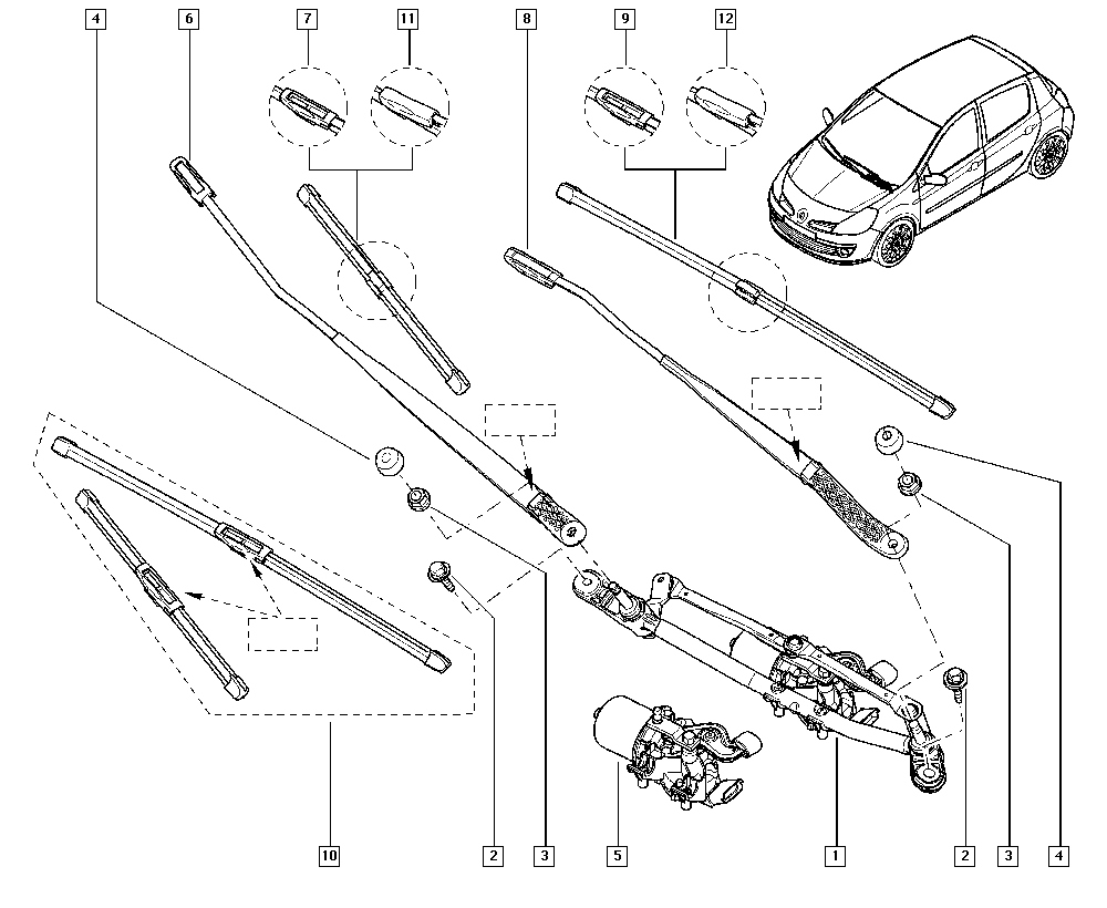 VW 288905755R - Перо на чистачка vvparts.bg