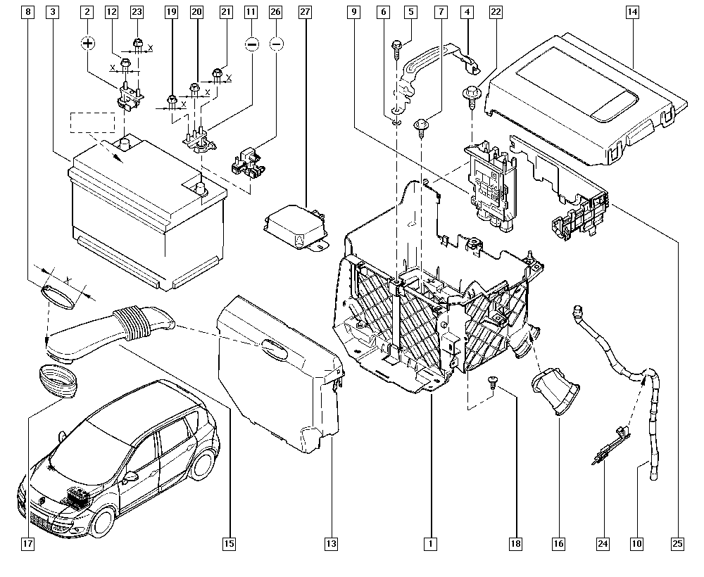 RENAULT TRUCKS 77 11 238 598 - Стартов акумулатор vvparts.bg