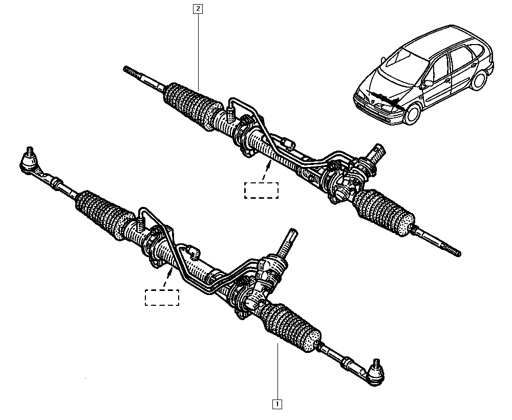 RENAULT 7700432260 - Кормилна кутия vvparts.bg