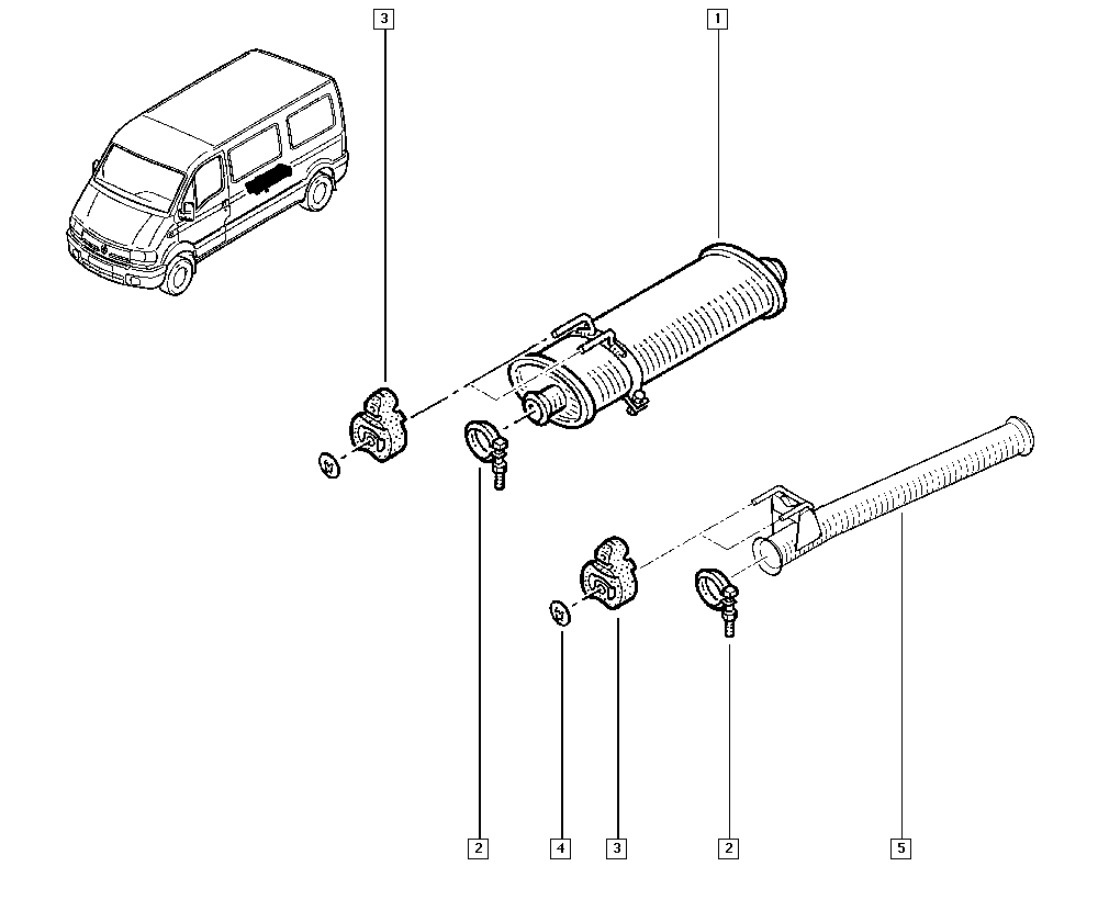 NISSAN 7700849461 - Държач, гърне vvparts.bg