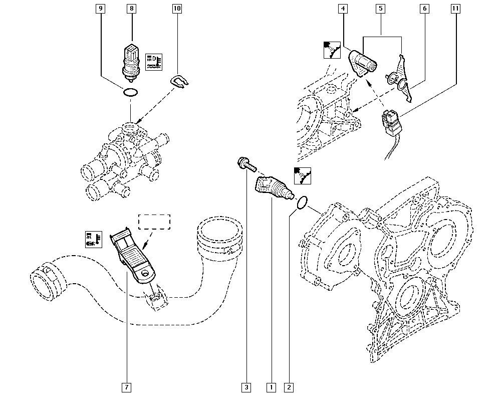 RENAULT TRUCKS 77 00 111 502 - Зегерка, тапа за фланец vvparts.bg