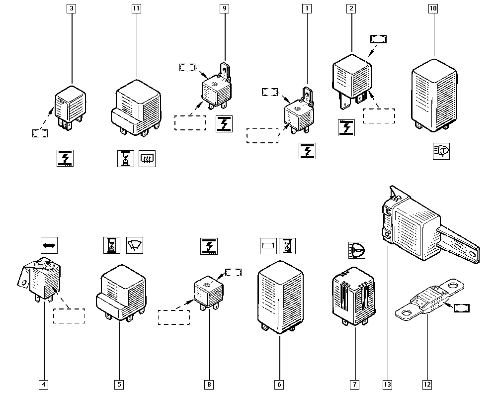 NISSAN 7700810927 - RELAY DIODE vvparts.bg