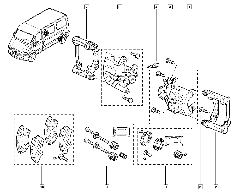 RENAULT TRUCKS 7701208037 - Спирачен апарат vvparts.bg