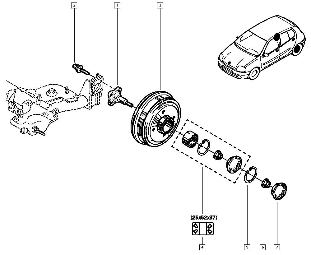 DACIA 43 20 262 94R - Спирачен барабан vvparts.bg