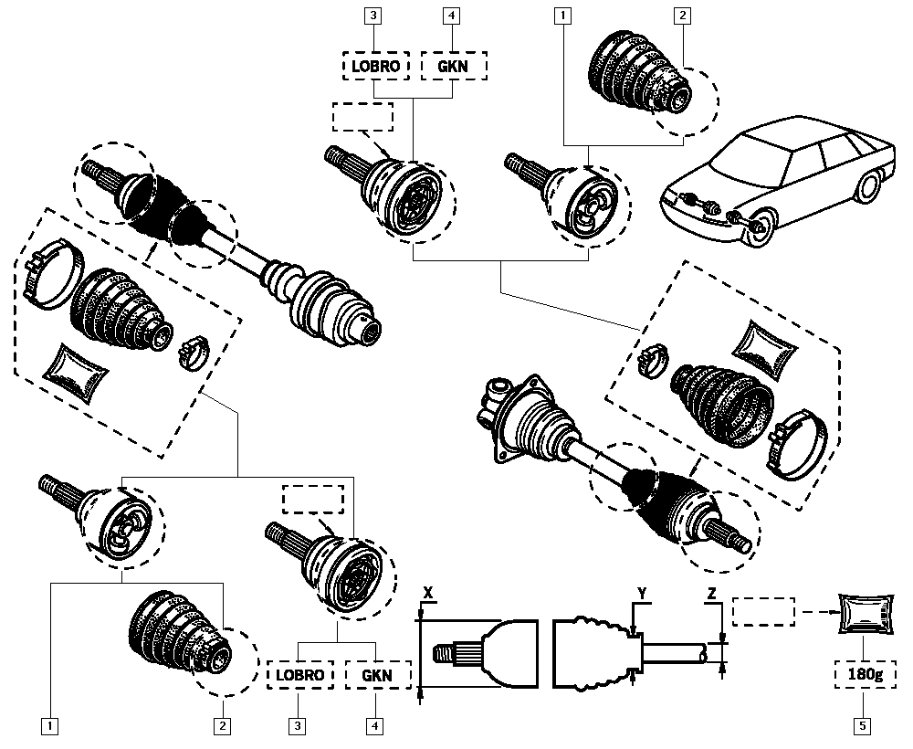 RENAULT TRUCKS 7701035088 - Маншон, полуоска vvparts.bg