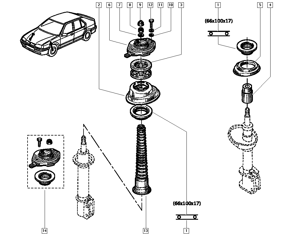 RENAULT 7703034271 - NUT vvparts.bg