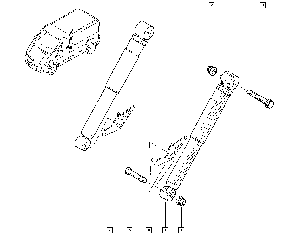 SANTANA 7701066495 - Амортисьор vvparts.bg