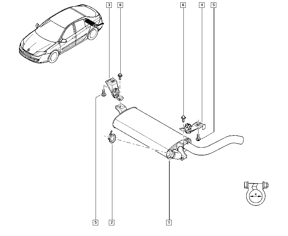 RENAULT 745630003R - Лагерна втулка, стабилизатор vvparts.bg