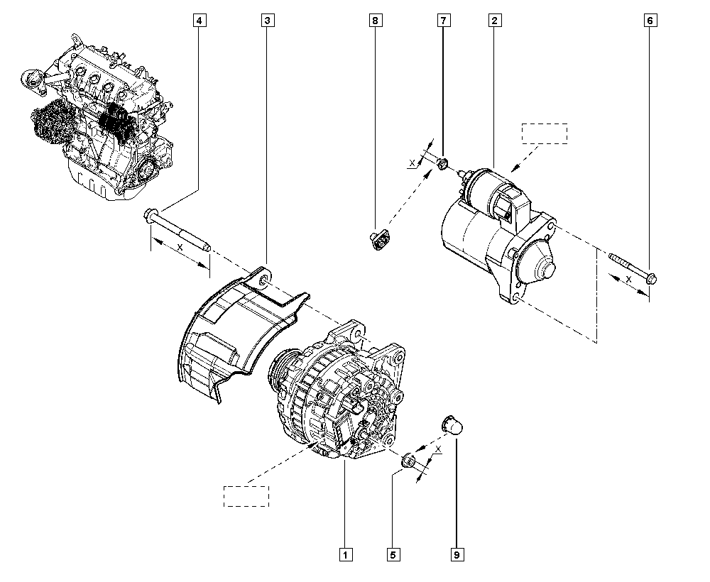 NISSAN 231003071R - Ремъчна шайба, генератор vvparts.bg