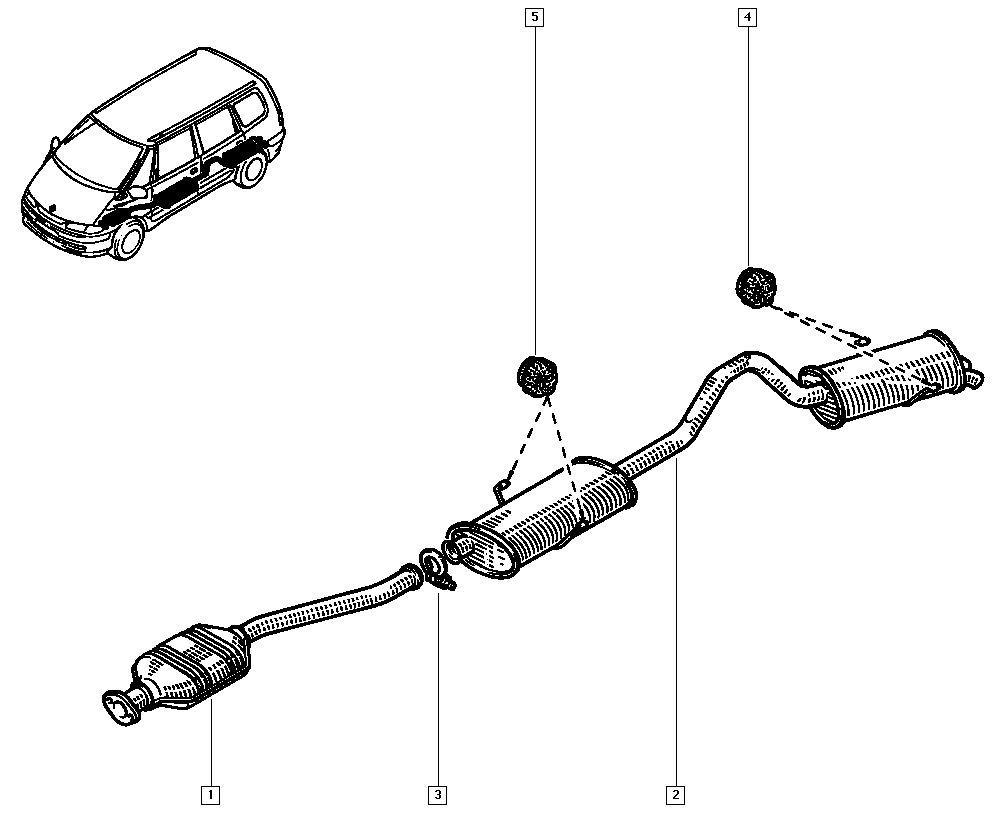 RENAULT 60 25 310 949 - Лагерна втулка, стабилизатор vvparts.bg