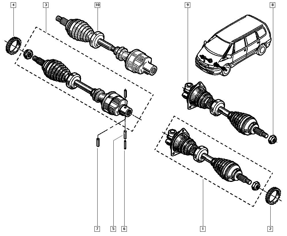 OM 8200029470 - Полуоска vvparts.bg