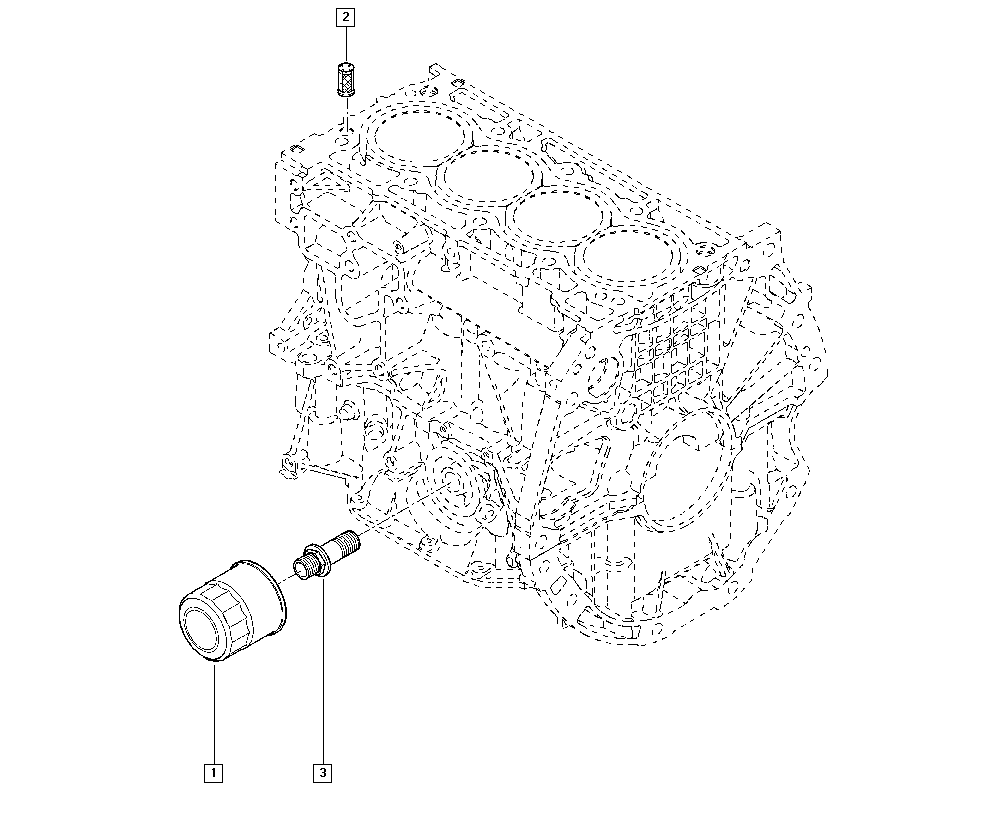 DACIA 1520 857 58R - Маслен филтър vvparts.bg