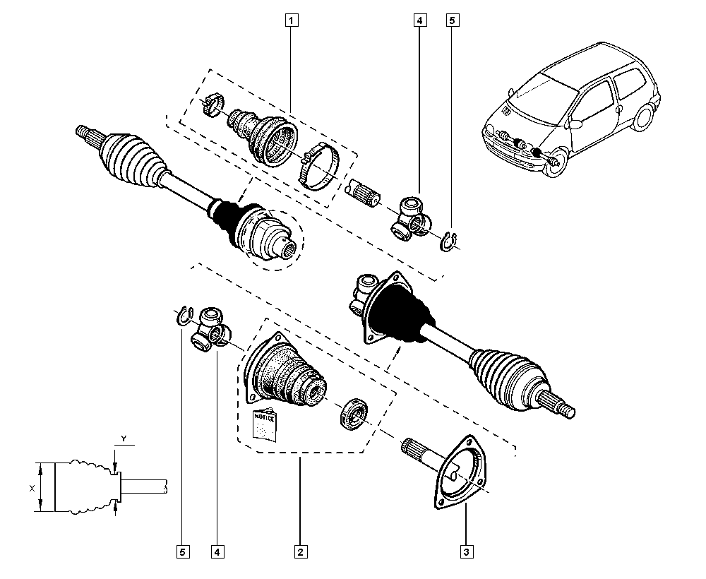 RENAULT 7701470567 - Маншон, полуоска vvparts.bg