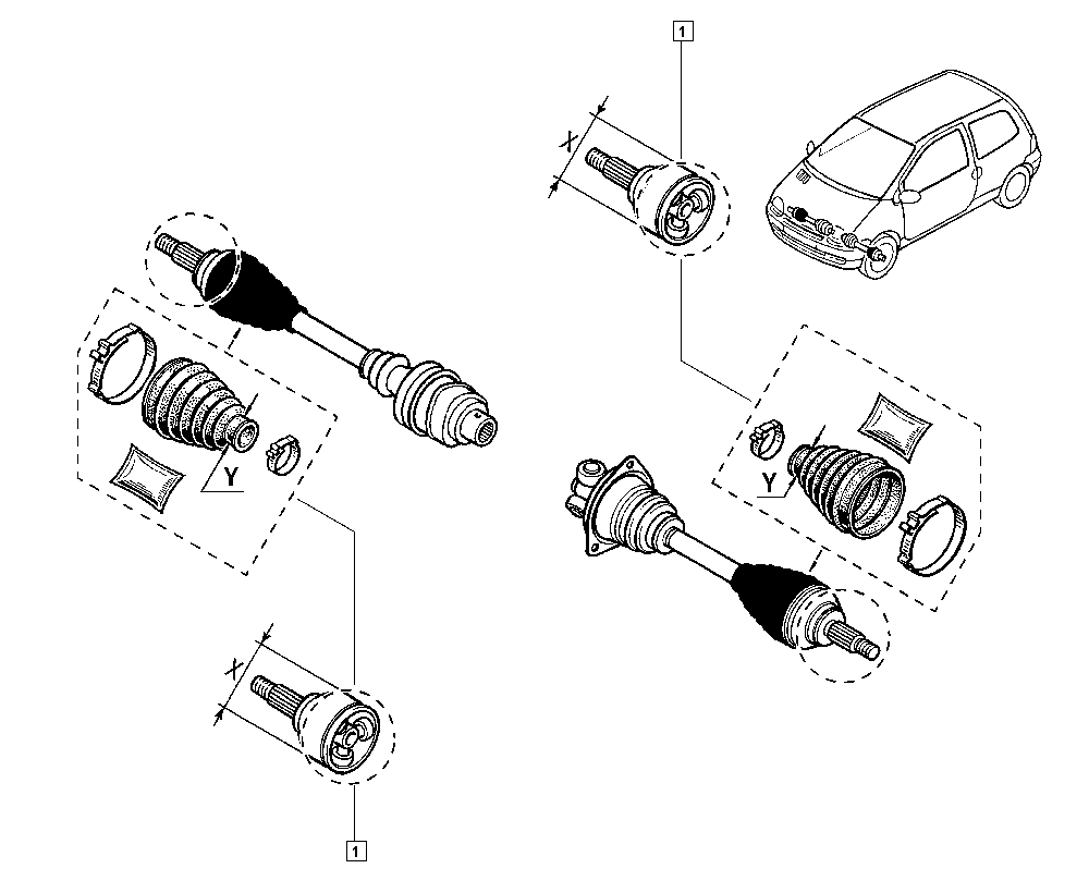 RENAULT TRUCKS 7701467125 - Маншон, полуоска vvparts.bg