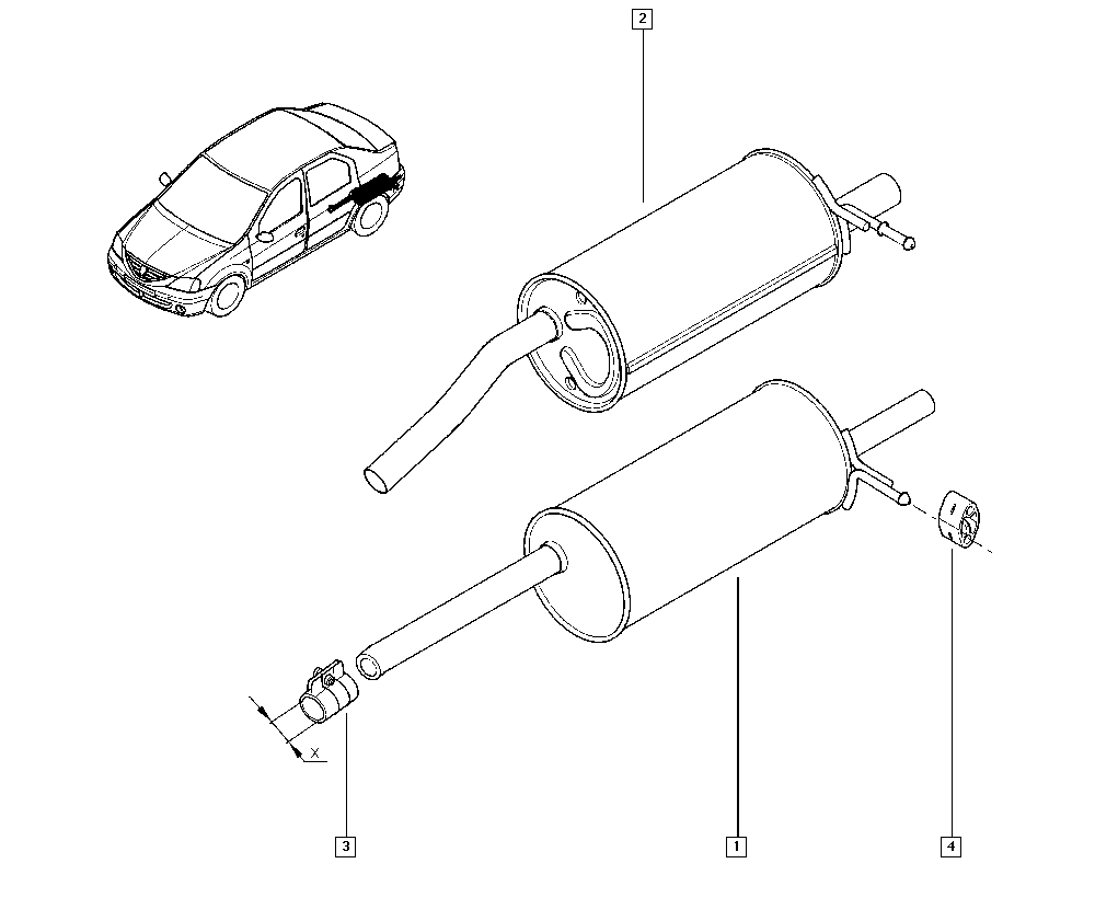 DACIA 6001548670 - Крайно гърне vvparts.bg